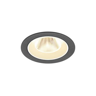 SLV InbouwspotNuminos M zwart/wit 3000K - 20gr - 1009614