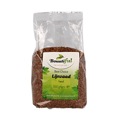 Lijnzaad heel 500 Gram