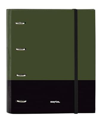 Ringmap Safta Dark forest Zwart Groen 27 x 32 x 3.5 cm