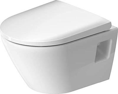 Duravit D-Neo compact hangtoilet randloos met toiletbril wit