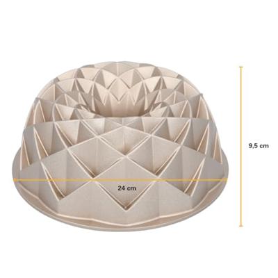 Birkmann Tulband / Bakvorm - Contoura Geo - Gietaluminium - ø 23 cm