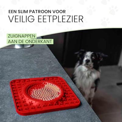 Eat Slow Live Longer Lick Mat Wave Green