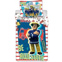 Brandweerman Sam Dekbedovertrek Be Awesome 140 x 200 cm - Katoen - thumbnail