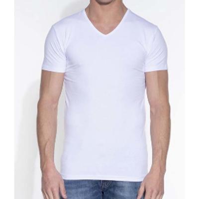 Garage Bodyfit T-shirt V-neck Basic T-shirts White