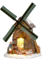 Grain mill adapter included l20xw17xh24,5 cm kersthuisje Luville - Luville - thumbnail