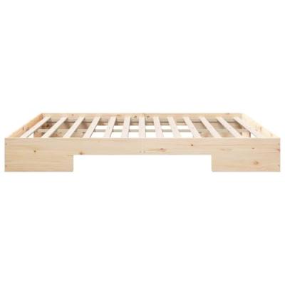 Bedframe met opslag Bruin 200 x 200 cm Massief grenenhout Bedframe met opslag Bruin 200 x 200 cm Massief grenenhout
