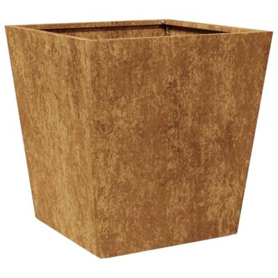 VidaXL Plantenbak 40x40x40 cm weervast staal