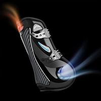 Veredus Carbon Vento peesbeschermers zwart maat:m - thumbnail