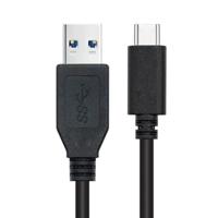 NANOCABLE 10.01.4002 USB-kabel 3.1, Gen2 10 Gbit/s 3A, USB-C/M-A/M, zwart, 2 m - thumbnail