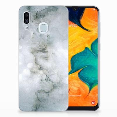 Smartphone hoesje Samsung Galaxy A30 Painting Grey Smartphone hoesje Samsung Galaxy A30 Painting Grey