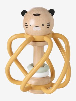 FSC® houten ontwikkelingsrammelaar geel