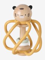 FSC® houten ontwikkelingsrammelaar geel - thumbnail