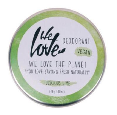 We Love The planet 100% natural deodorant luscious lime 48 Gram