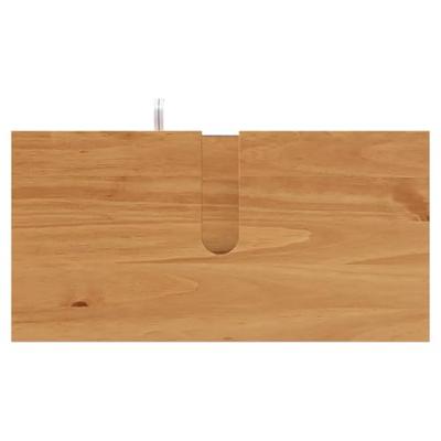 Badkamermeubelset VIGO 3 pcs Honingbruin Massief grenenhout