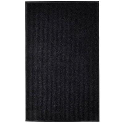 Deurmat 117x220 cm PVC zwart
