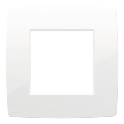 Niko Original enkelvoudige afdekplaat bright white