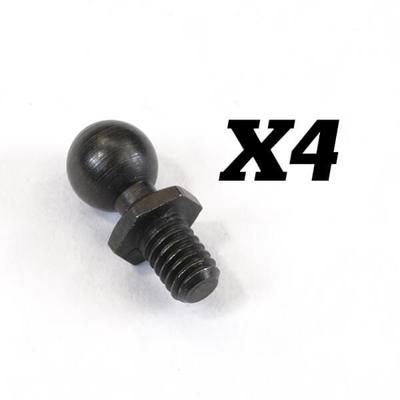 FTX - Ball Stud 4Mm (4Pc) (FTX10350)