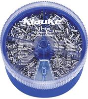 Klauke ST21B Assortiment adereindhulzen 0.5 mm², 0.75 mm², 1 mm², 1.5 mm², 2.5 mm² Ongeïsoleerd Zilver 3000 onderdelen - thumbnail
