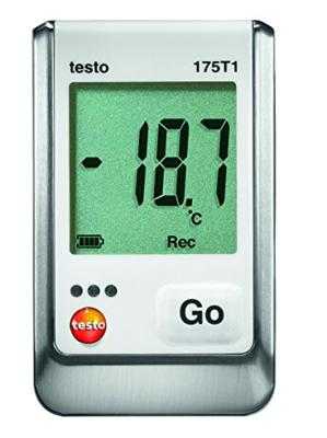 testo 175 T1 Temperatuur datalogger Te meten grootheid: Temperatuur -35 tot +55 °C testo 175 T1 Temperatuur datalogger Te meten grootheid: Temperatuur -35 tot +55 °C