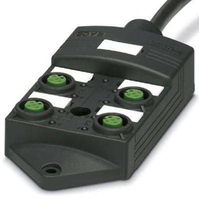 Phoenix Contact SACB-4/ 4-L- 5,0PUR SCO P 1452576 Passieve sensor/actorbox M12-verdeler met kunststof schroefdraad 1 stuk(s) Phoenix Contact SACB-4/ 4-L- 5,0PUR SCO P 1452576 Passieve sensor/actorbox M12-verdeler met kunststof schroefdraad 1 stuk(s)