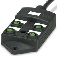 Phoenix Contact SACB-4/ 4-L- 5,0PUR SCO P 1452576 Passieve sensor/actorbox M12-verdeler met kunststof schroefdraad 1 stuk(s) - thumbnail