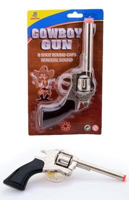 Cowboy klappertjes pistool 8 schots
