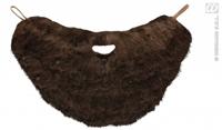 Baard met snor bruin - thumbnail
