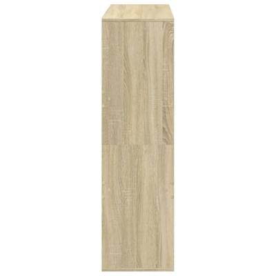 Kamerscherm 100x33x115 cm bewerkt hout sonoma eikenkleurig