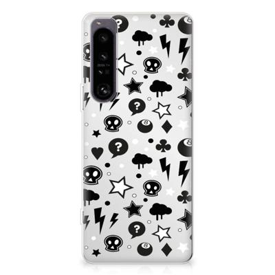 Silicone Back Case Sony Xperia 1 IV Silver Punk Silicone Back Case Sony Xperia 1 IV Silver Punk