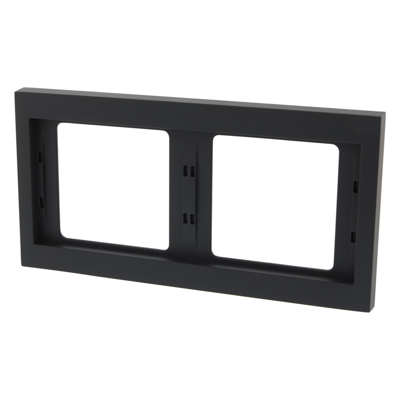 Berker K1 Afdekraam | Inbouw | 2-voudig | Antraciet - 66.022.22