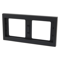 Berker K1 Afdekraam | Inbouw | 2-voudig | Antraciet - 66.022.22 - thumbnail