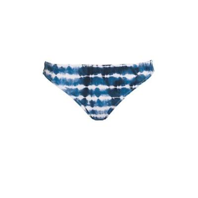 BEACHWAVE tie-dye bikinibroekje blauw/wit