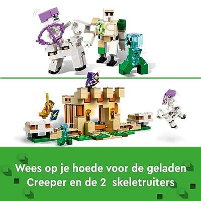 Lego Minecraft 21250 Het IJzergolemfort Lego Minecraft 21250 Het IJzergolemfort