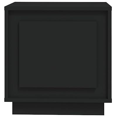 Nachtkastjes 2 st 44x35x45 cm bewerkt hout zwart Nachtkastjes 2 st 44x35x45 cm bewerkt hout zwart