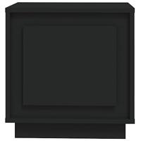 Nachtkastjes 2 st 44x35x45 cm bewerkt hout zwart - thumbnail