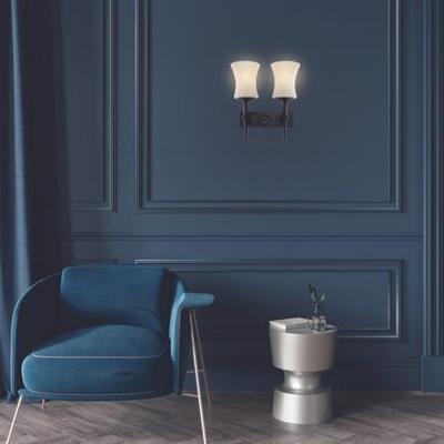 Searchlight Kasteel wandlampCartwheel - 0812-2BK