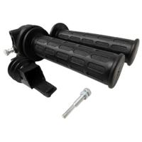 Domino gasgreep set "vintage" throttle grips alu sw 2-train vint dayt - thumbnail