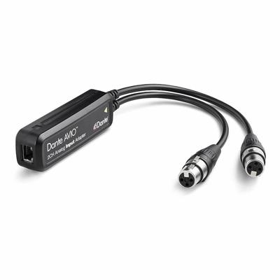 Dante Avio analog input adapter 2x0 XLR Dante Avio analog input adapter 2x0 XLR