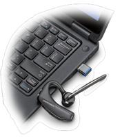 Plantronics Voyager 5200 UC Monauraal In-ear Zwart hoofdtelefoon - thumbnail