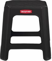 Curver tabouret opstap krukje h43cm antr - thumbnail