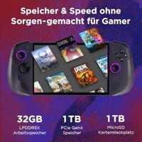 Lenovo Legion Go S Gaming console, 8 inch WUXGA display, AMD Ryzen Z2 Go, 32 GB RAM, 1 TB SSD, AMD Radeon graphic, SteamOS, Nebula Nocturne, zwart - thumbnail