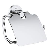 Grohe Essentials toiletrolhouder met klep cool sunrise geborsteld - thumbnail