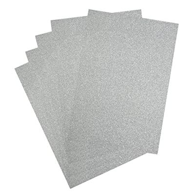 Florence • glitterpapier 250g a4 lichtblauw 5x