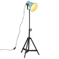 VidaXL Vloerlamp 25 w e27 35x35x65/95 cm verweerd blauw - thumbnail