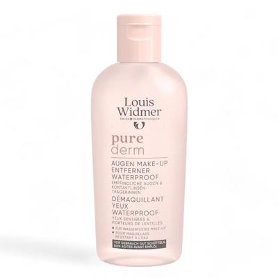 Louis Widmer Purederm Oogmake-up Remover Waterproof Zonder Parfum 100ml