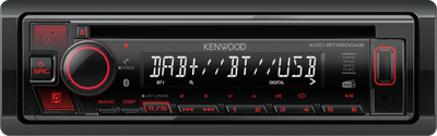 Kenwood KDCBT450DAB Autoradio enkel DIN Aansluiting voor stuurbediening