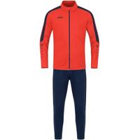 JAKO M9123 Trainingspak Polyester Power - Flame/Marine - L - thumbnail