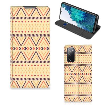 Samsung Galaxy S20 FE | Hoesje met Magneet | Aztec Yellow