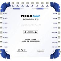 MegaSat 0600153 Satelliet multiswitch Ingangen (satelliet): 9 (8 satelliet / 1 terrestrisch) Aantal gebruikers: 16 - thumbnail
