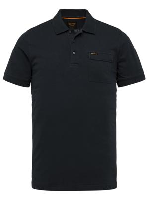 Short sleeve polo stretch jersey sky captain Short sleeve polo stretch jersey sky captain